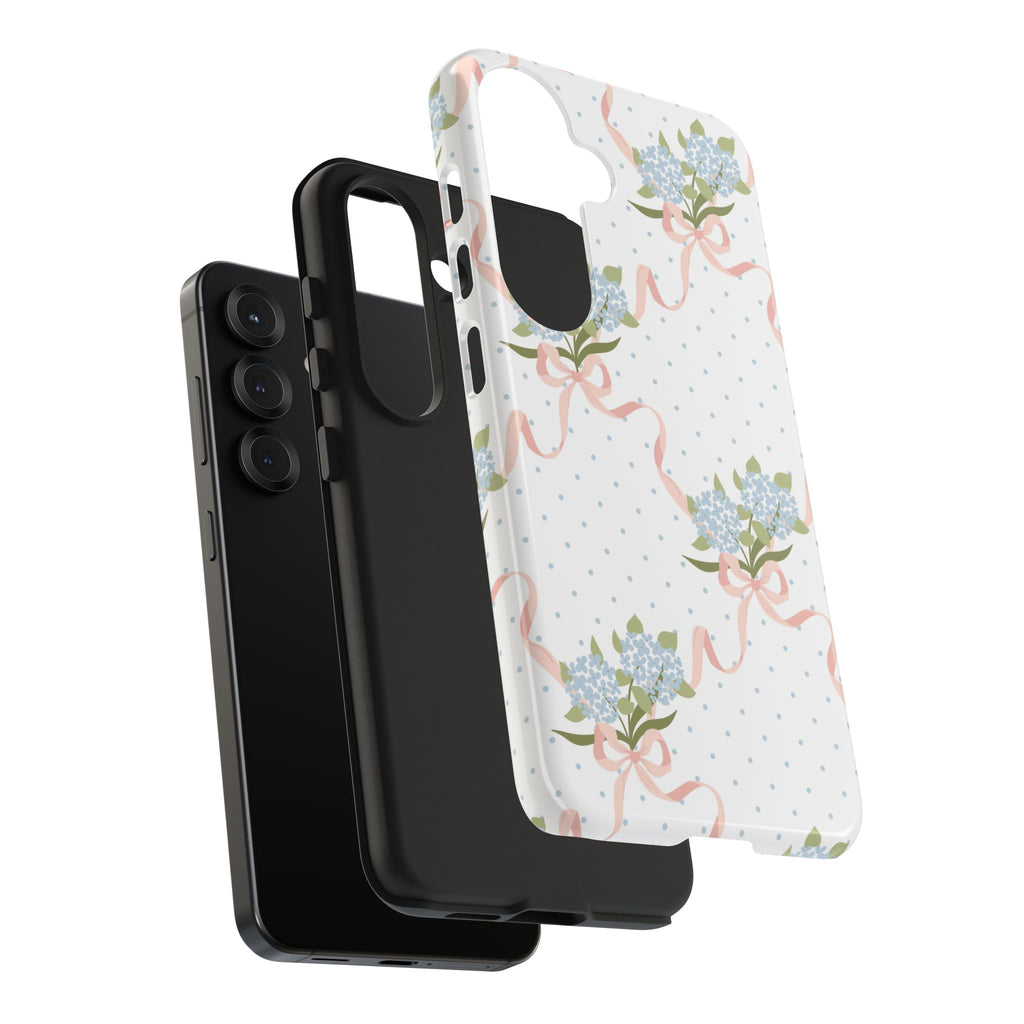 The Dot & Trellis Print — Tough iPhone Case