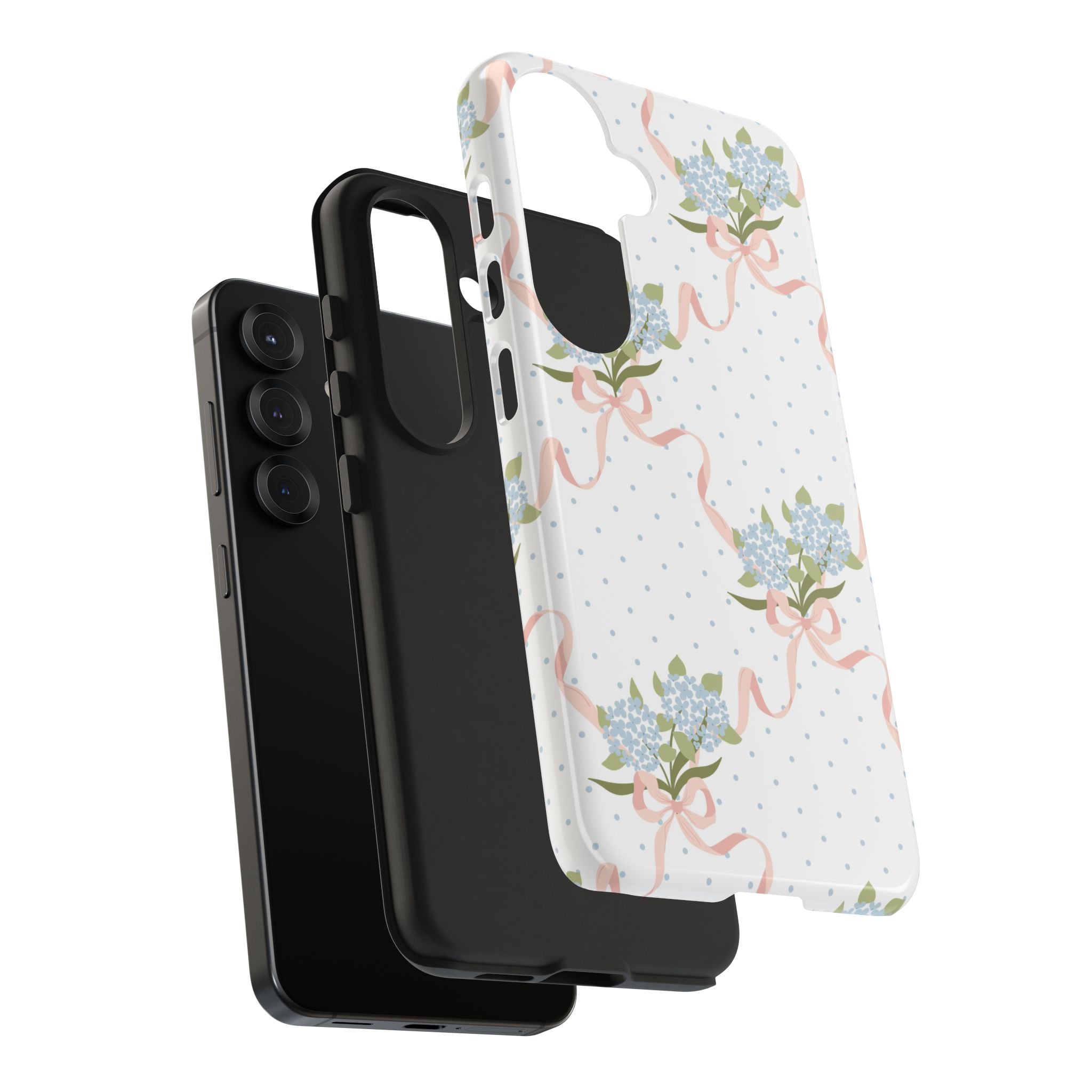 The Dot & Trellis Print — Tough iPhone Case