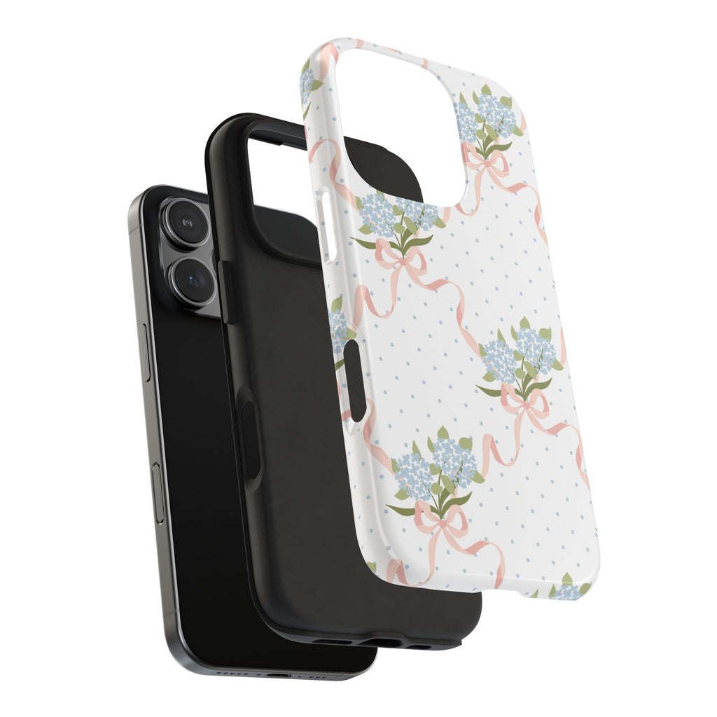 The Dot & Trellis Print — Tough iPhone Case