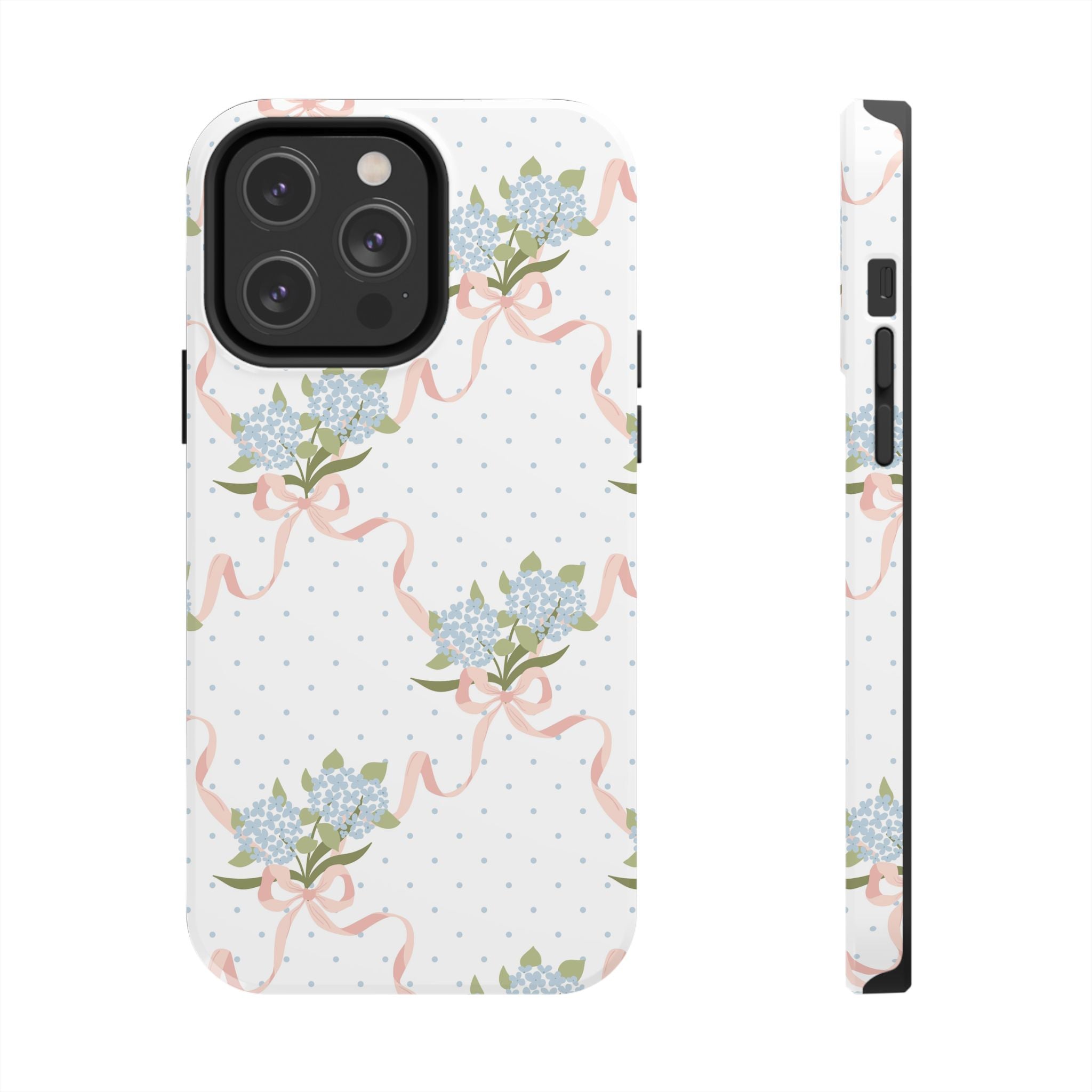 The Dot & Trellis Print — Tough iPhone Case