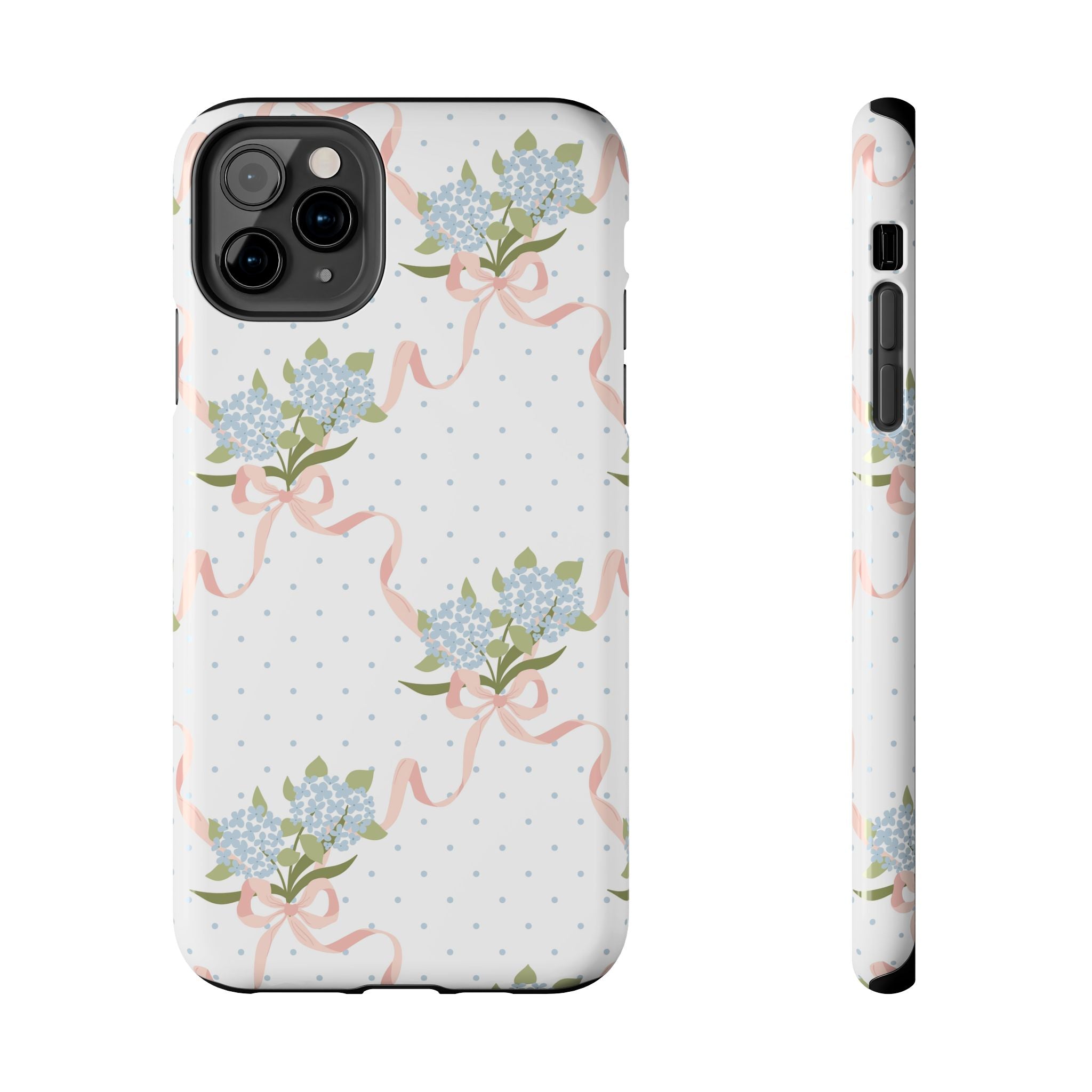 The Dot & Trellis Print — Tough iPhone Case