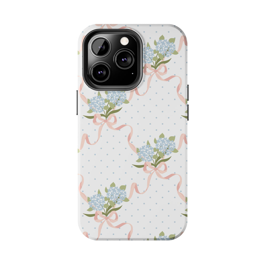 The Dot & Trellis Print — Tough iPhone Case