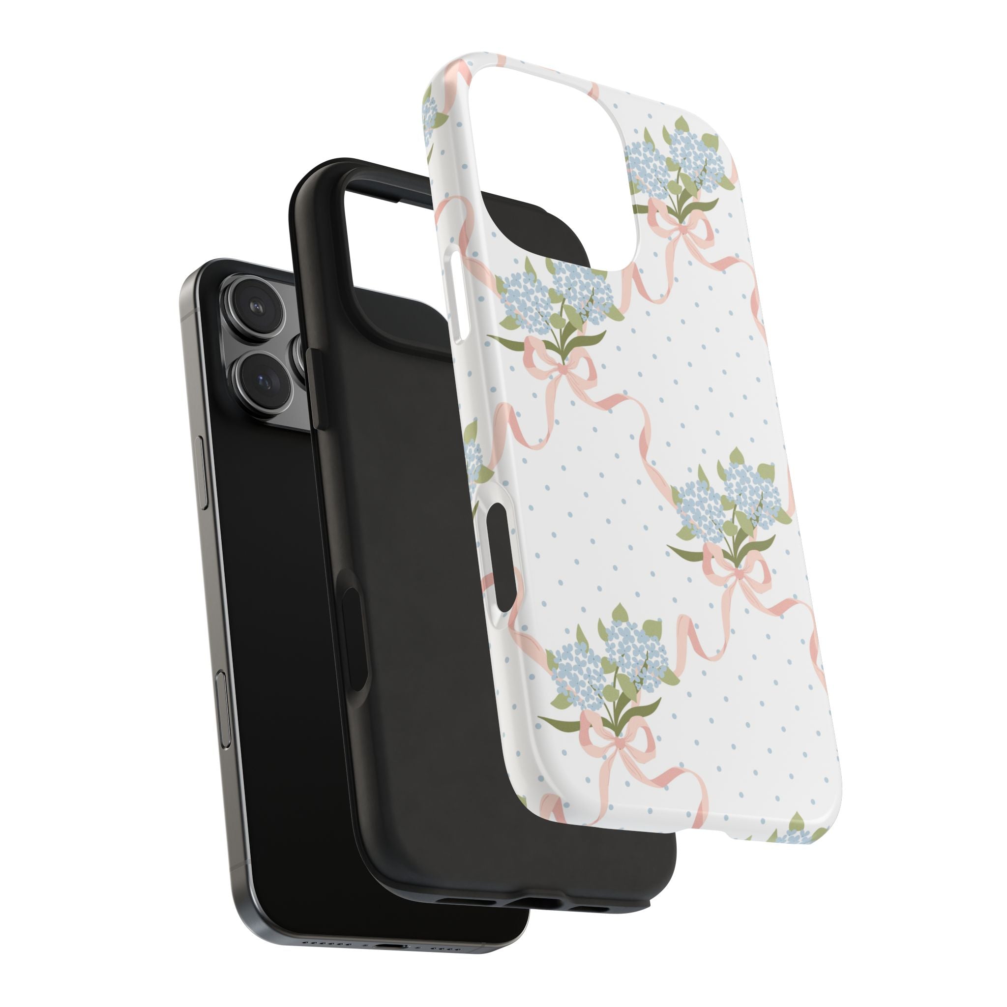 The Dot & Trellis Print — Tough iPhone Case
