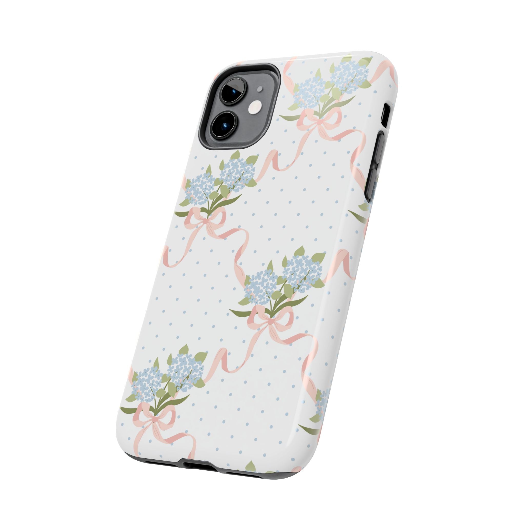 The Dot & Trellis Print — Tough iPhone Case