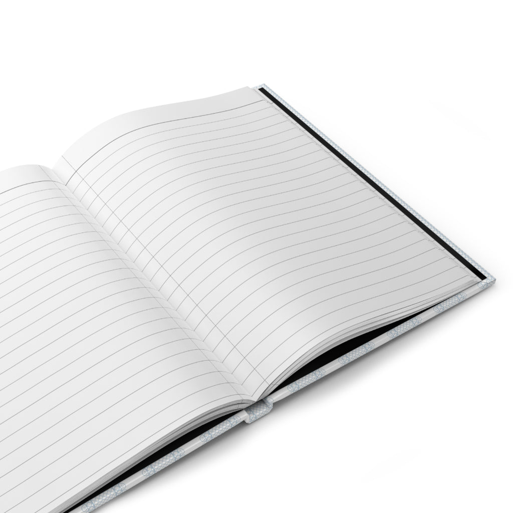 The Amelia Eyelet Stripe — Hardcover Matte Journal