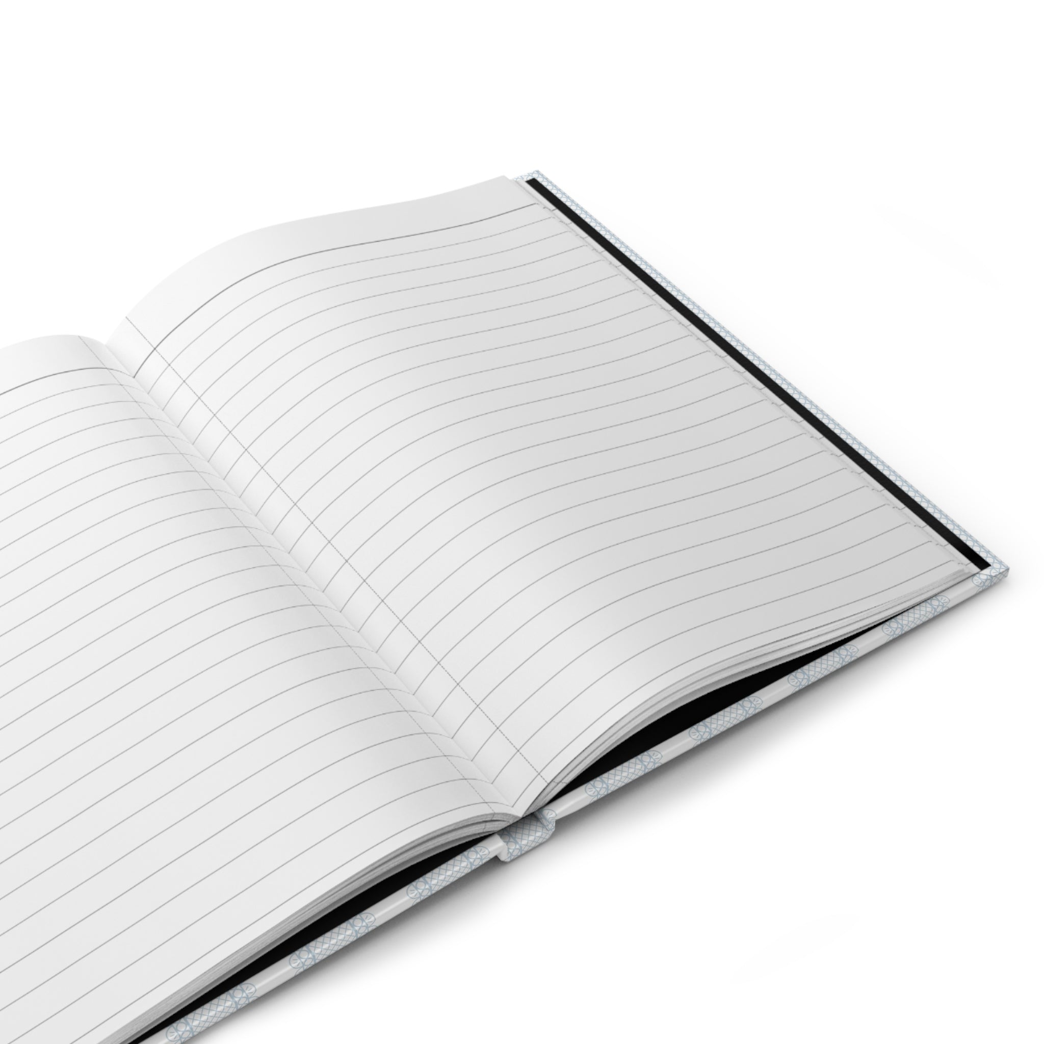 The Amelia Eyelet Stripe — Hardcover Matte Journal