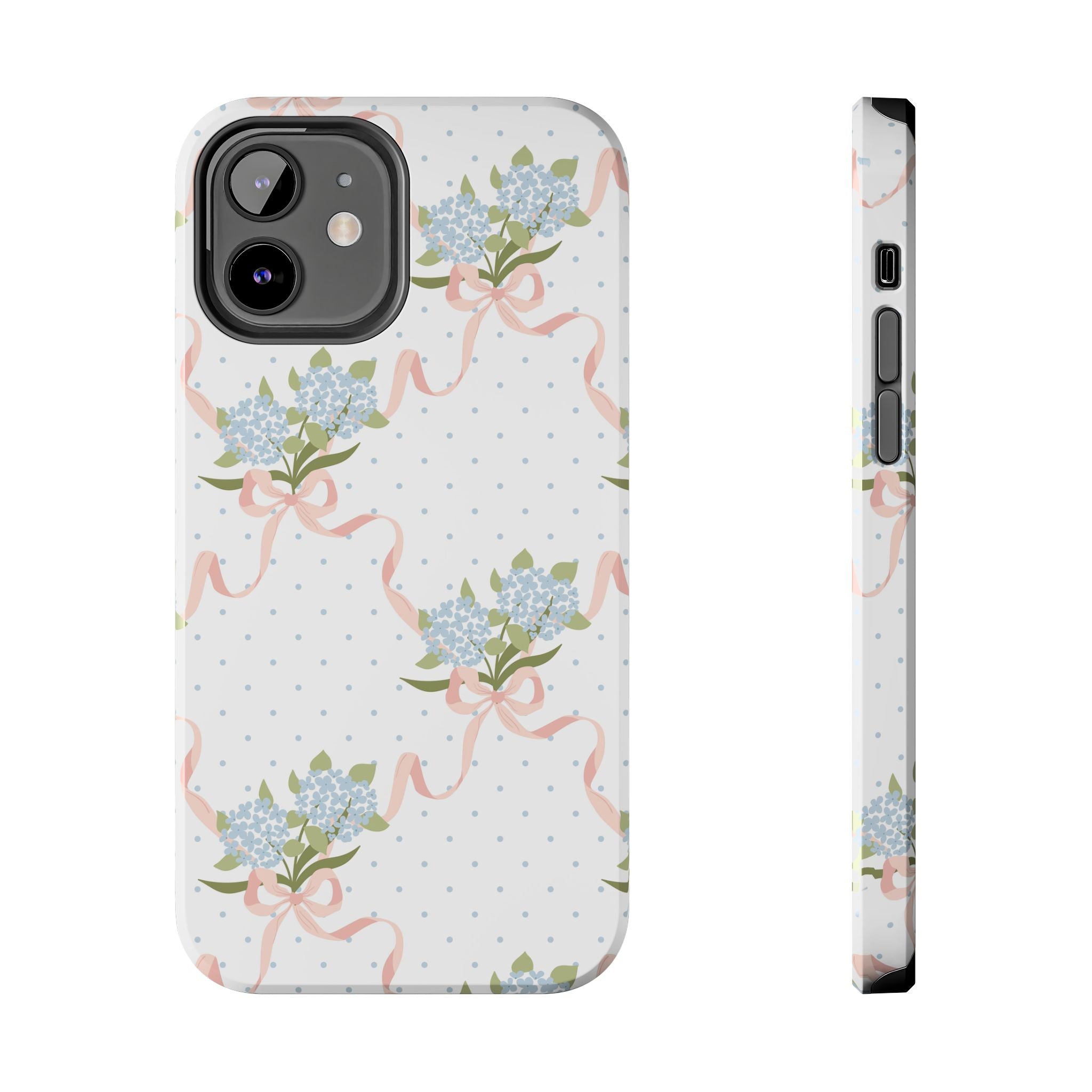 The Dot & Trellis Print — Tough iPhone Case