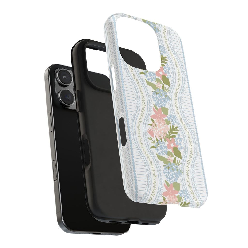The Beatrice Botanical Stripe — Tough iPhone Case