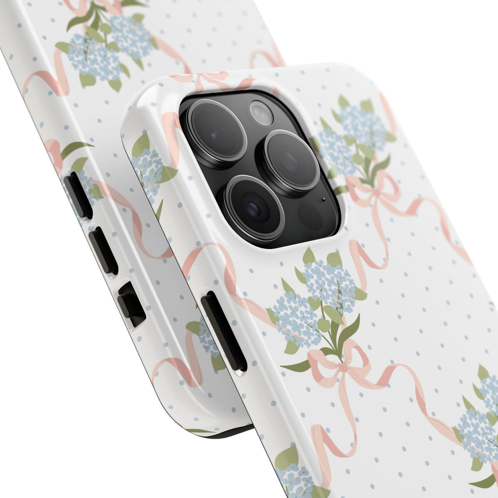 The Dot & Trellis Print — Tough iPhone Case