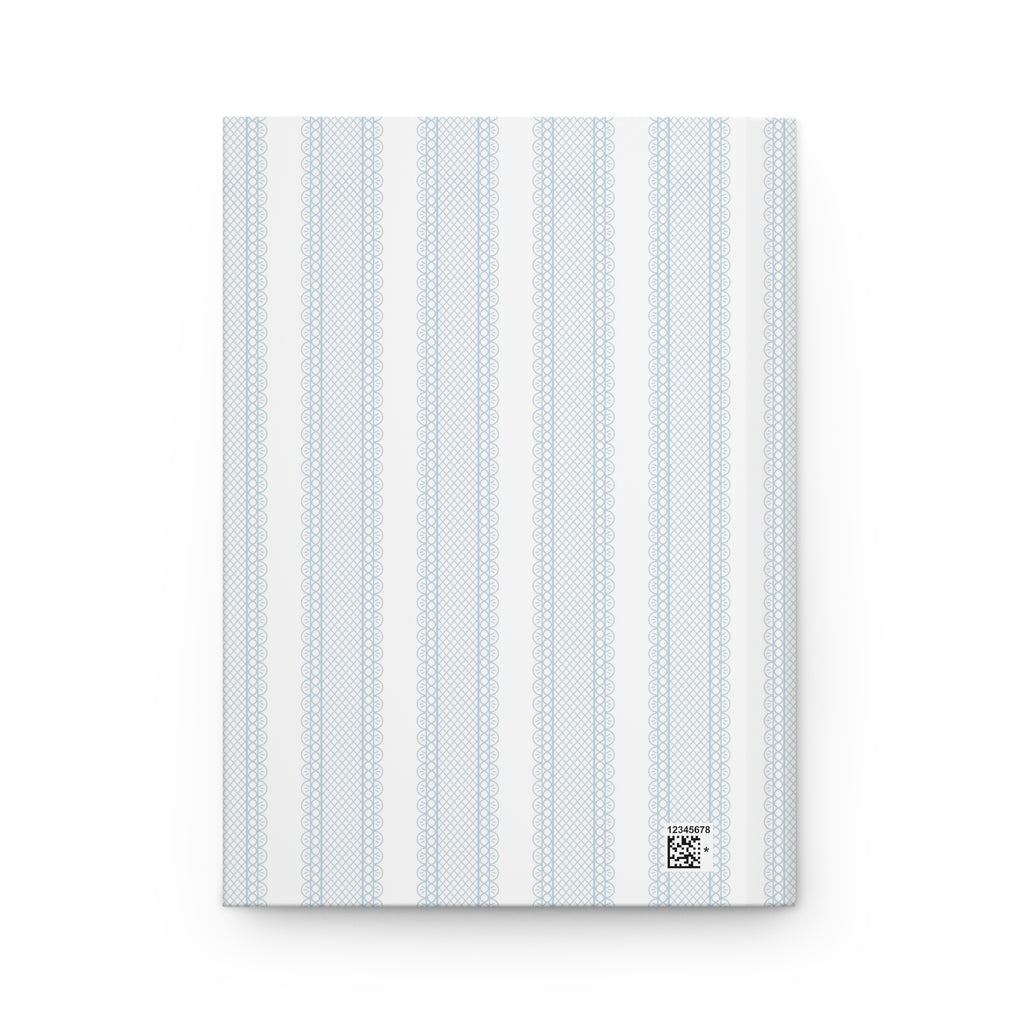 The Amelia Eyelet Stripe — Hardcover Matte Journal