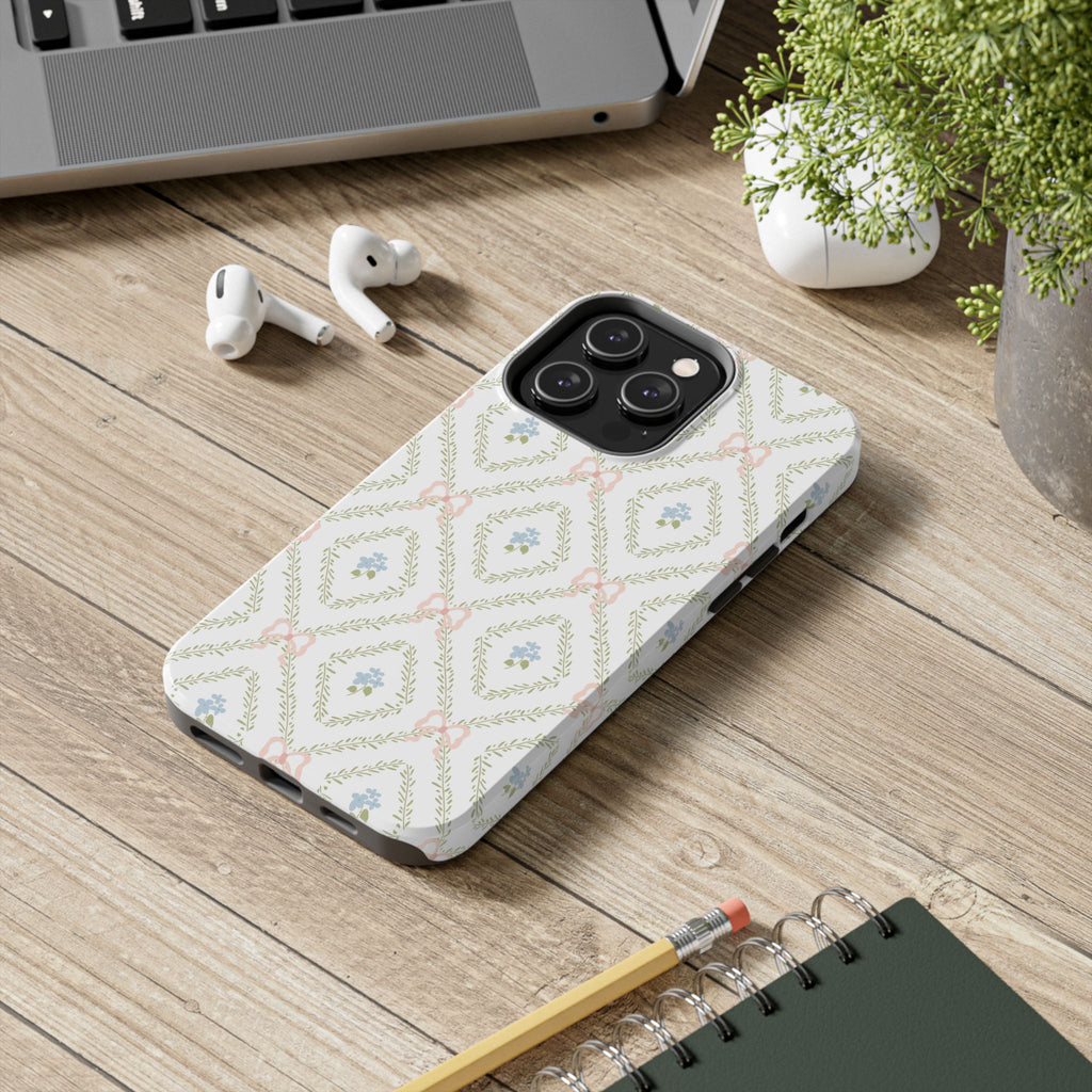 The Versailles Trellis Print — Tough iPhone Case