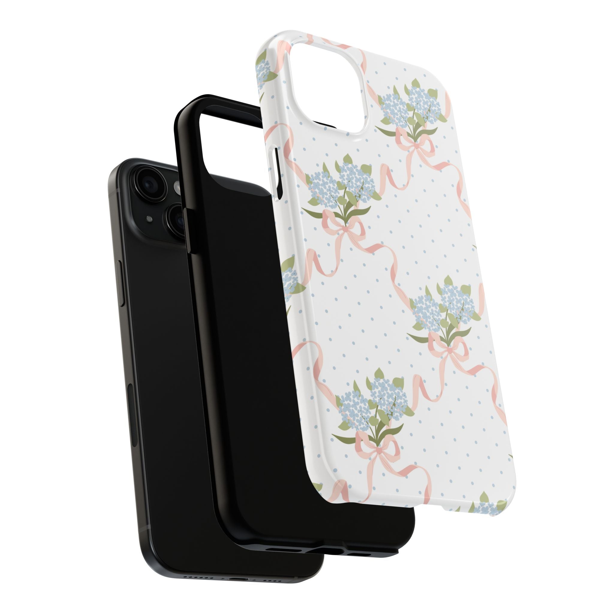 The Dot & Trellis Print — Tough iPhone Case