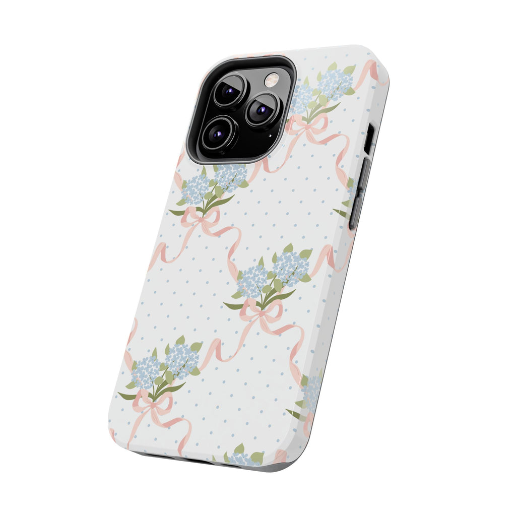 The Dot & Trellis Print — Tough iPhone Case