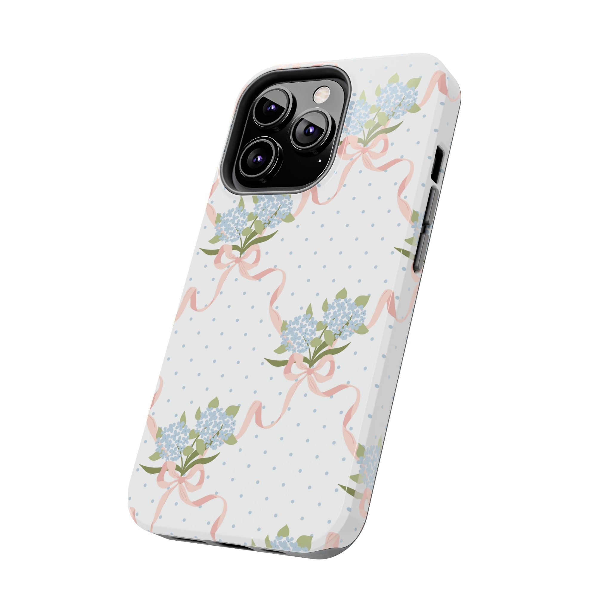 The Dot & Trellis Print — Tough iPhone Case