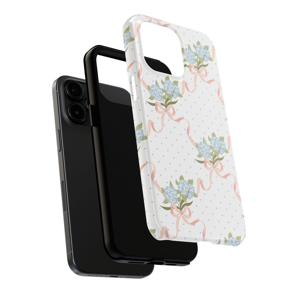 The Dot & Trellis Print — Tough iPhone Case
