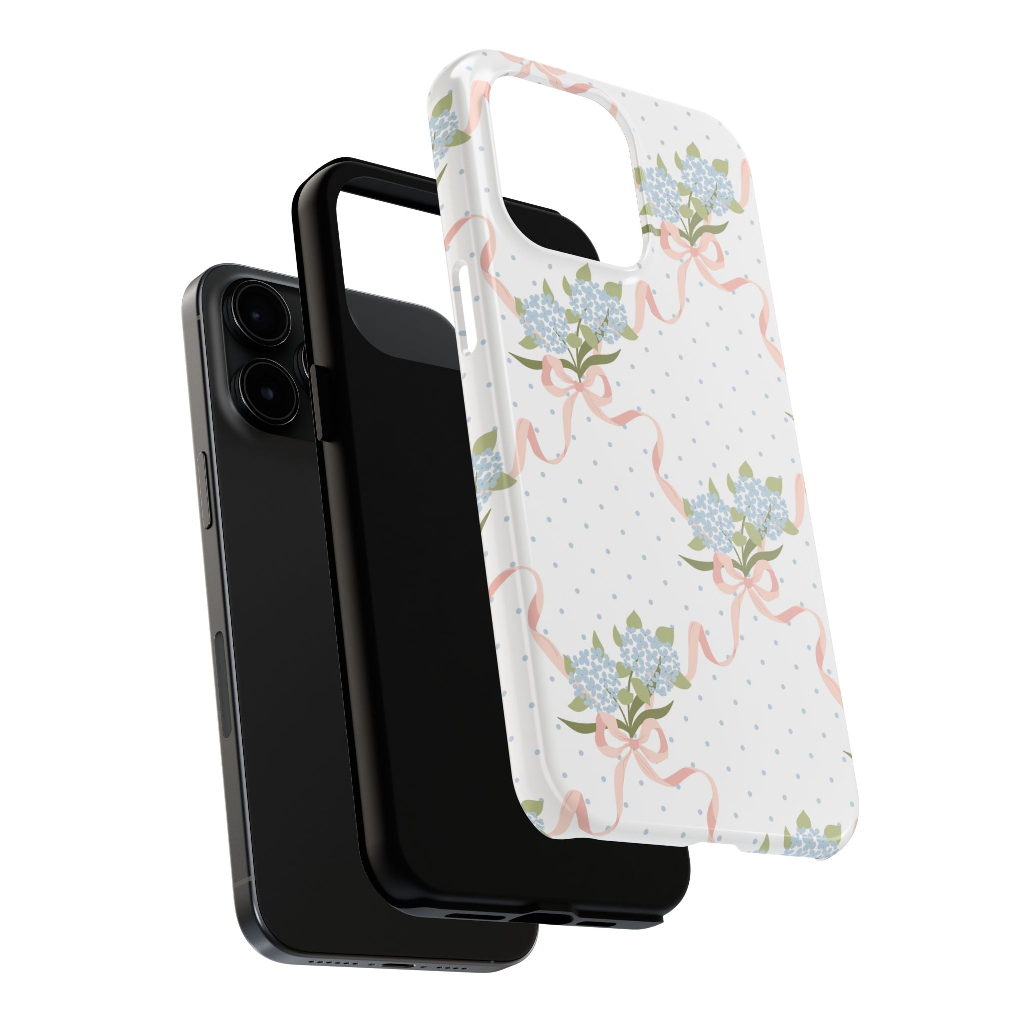 The Dot & Trellis Print — Tough iPhone Case