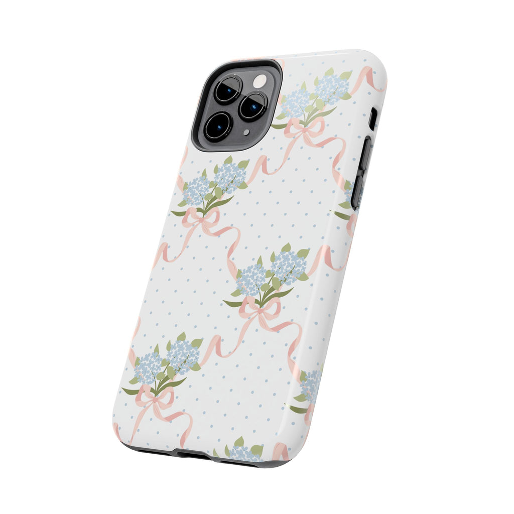 The Dot & Trellis Print — Tough iPhone Case