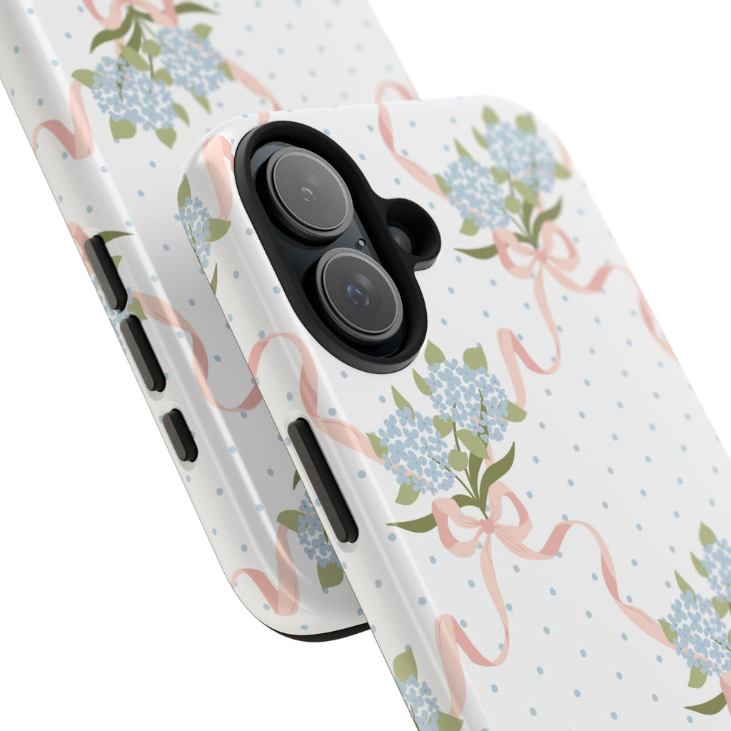 The Dot & Trellis Print — Tough iPhone Case