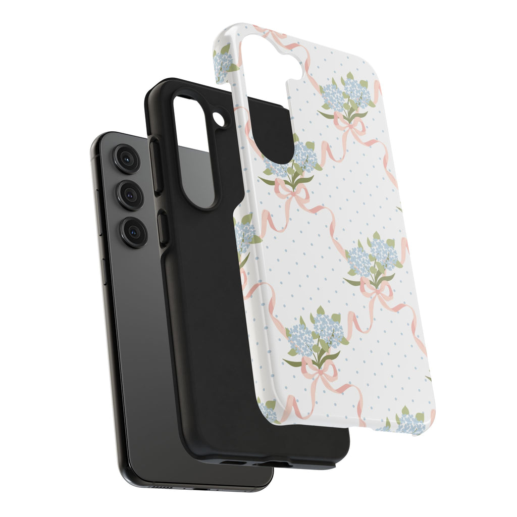 The Dot & Trellis Print — Tough iPhone Case