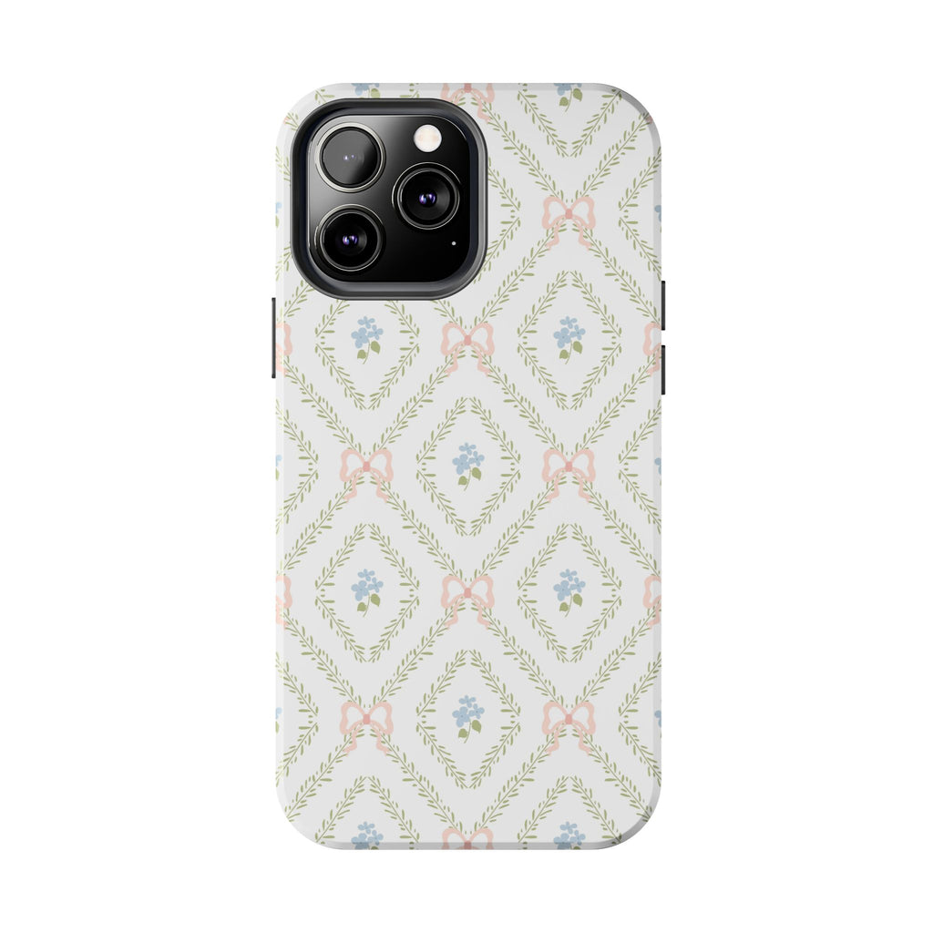 The Versailles Trellis Print — Tough iPhone Case