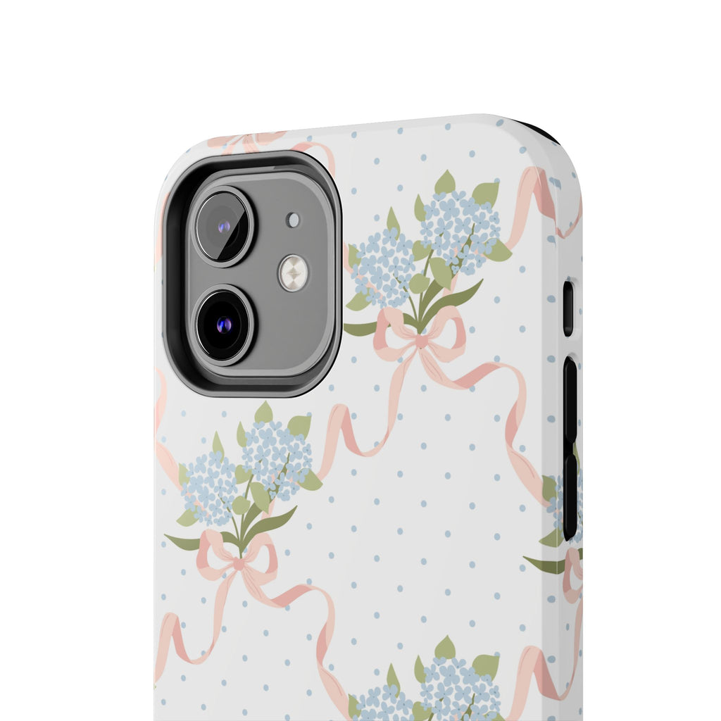 The Dot & Trellis Print — Tough iPhone Case