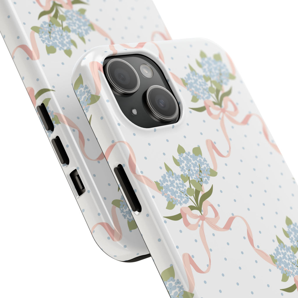 The Dot & Trellis Print — Tough iPhone Case
