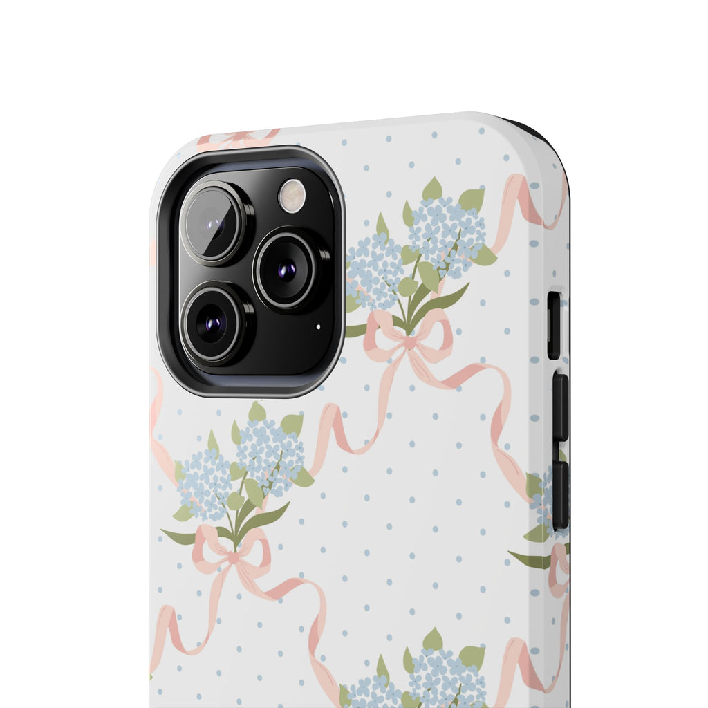 The Dot & Trellis Print — Tough iPhone Case