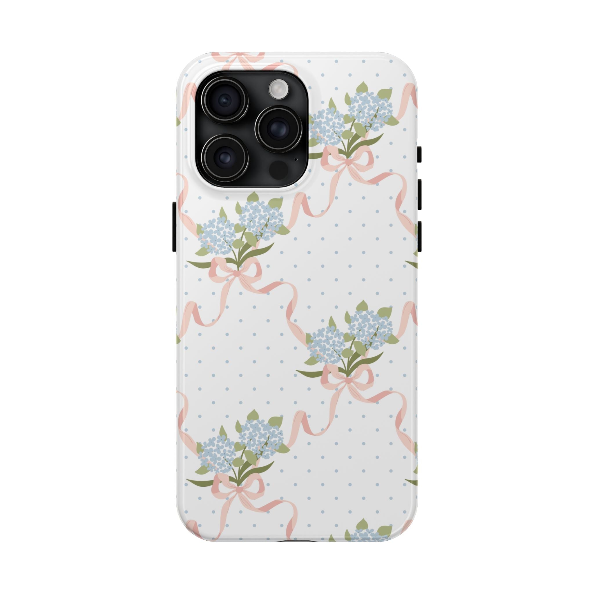 The Dot & Trellis Print — Tough iPhone Case