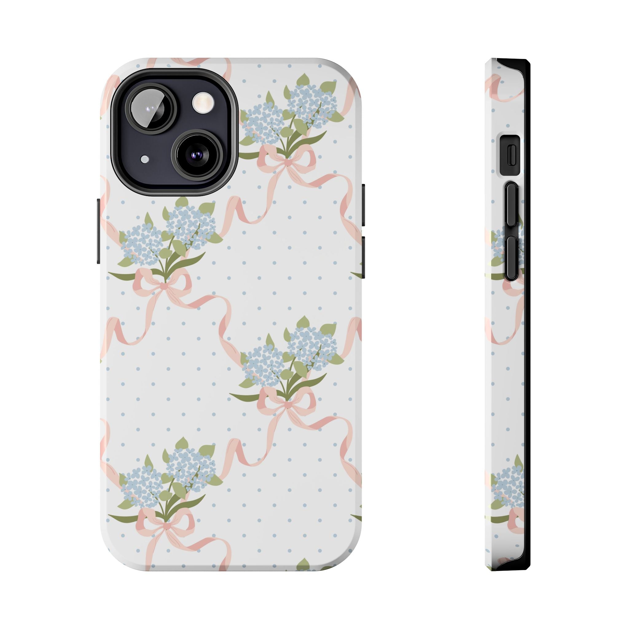 The Dot & Trellis Print — Tough iPhone Case