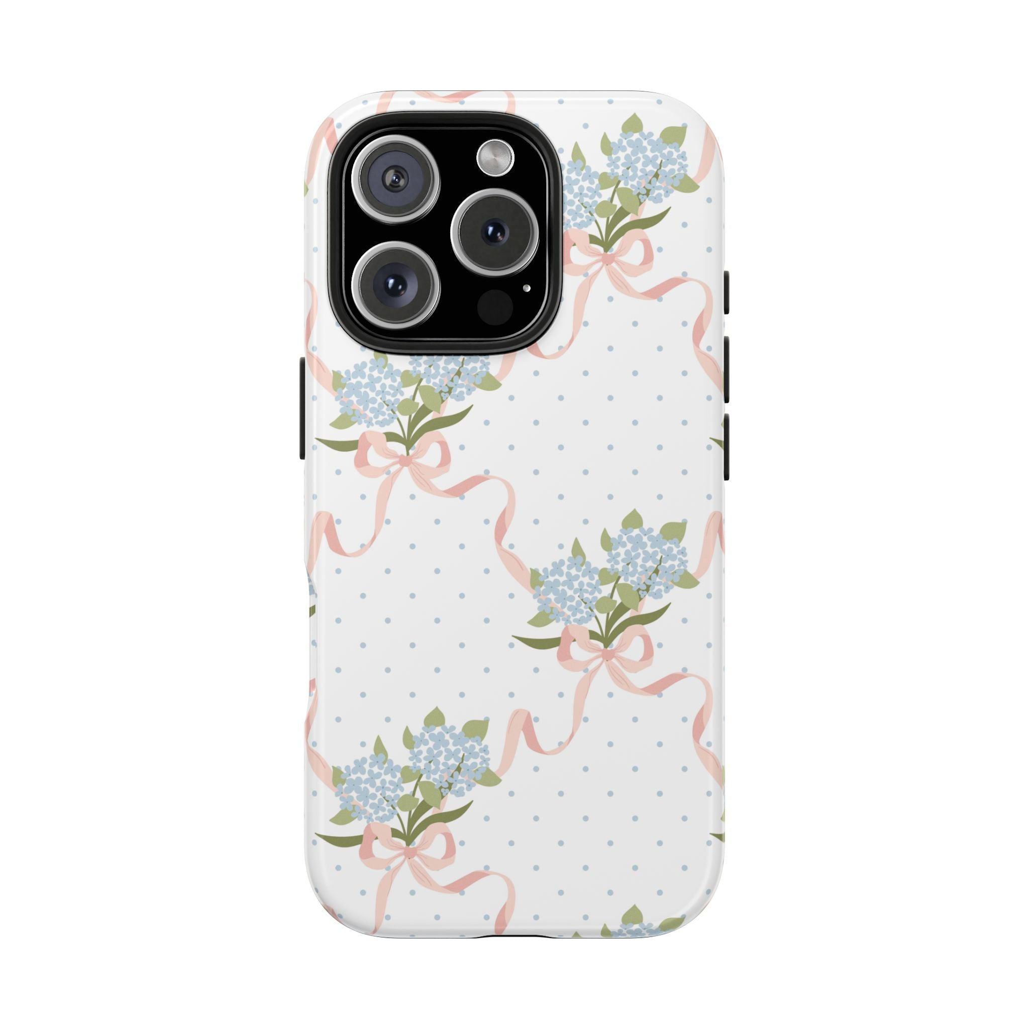 The Dot & Trellis Print — Tough iPhone Case