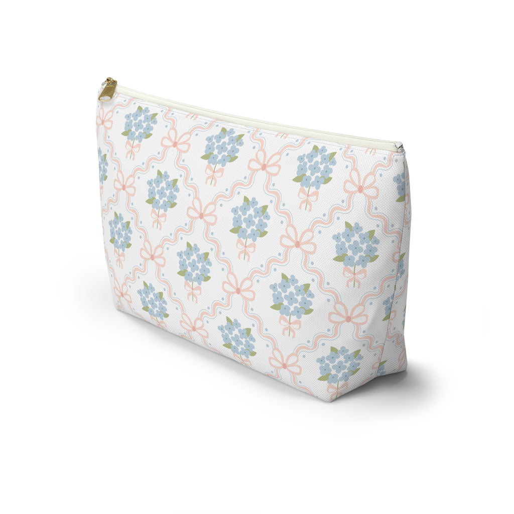 The Victoria Trellis Luxe Vanity Pouch