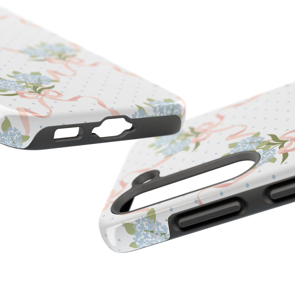 The Dot & Trellis Print — Tough iPhone Case