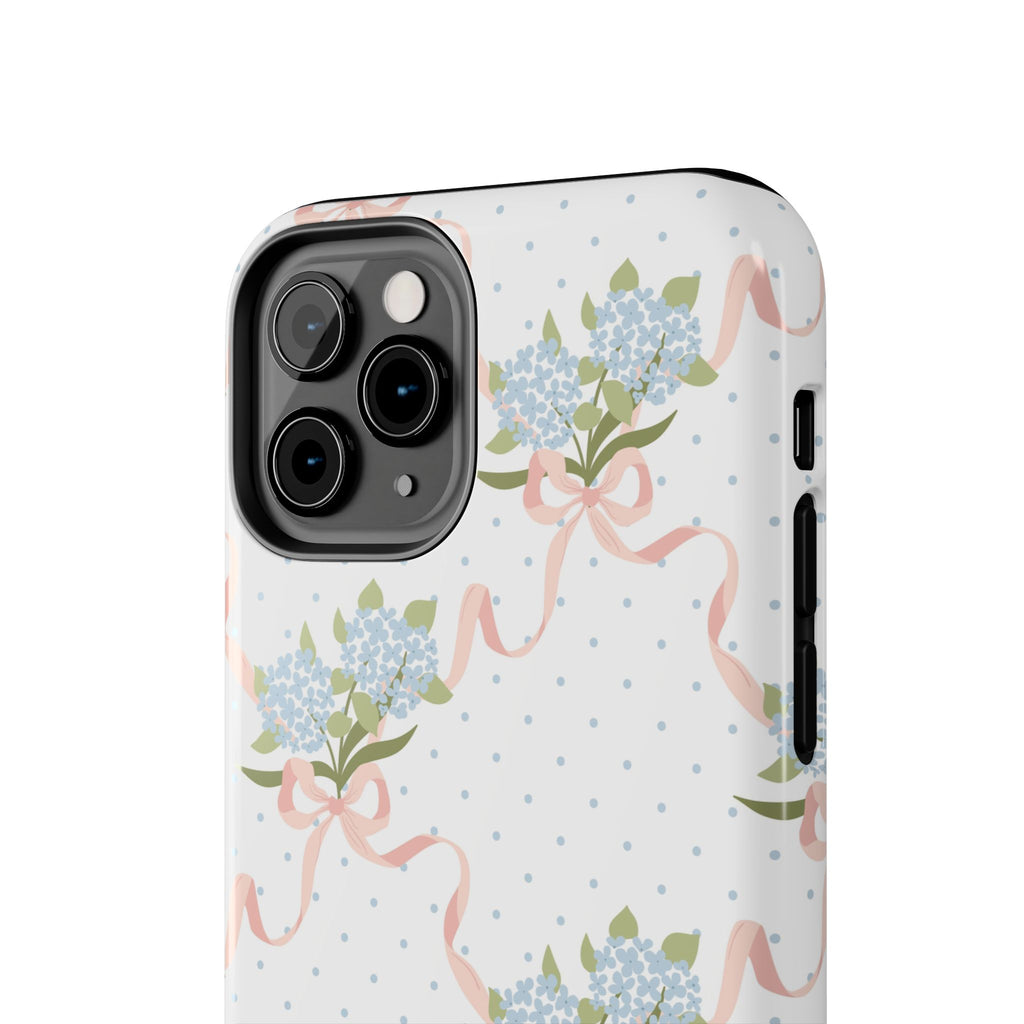 The Dot & Trellis Print — Tough iPhone Case