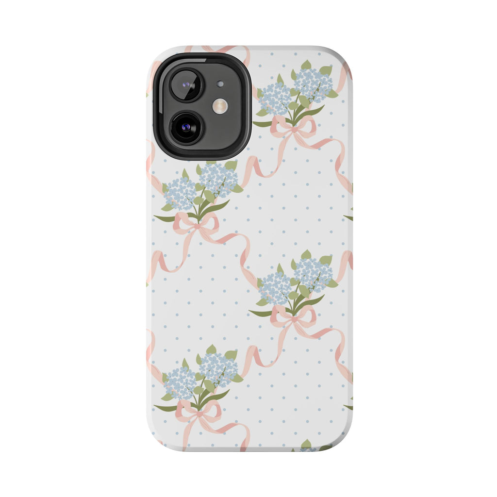 The Dot & Trellis Print — Tough iPhone Case