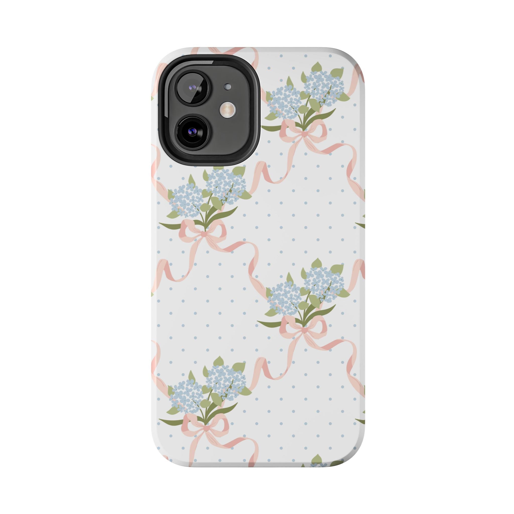 The Dot & Trellis Print — Tough iPhone Case