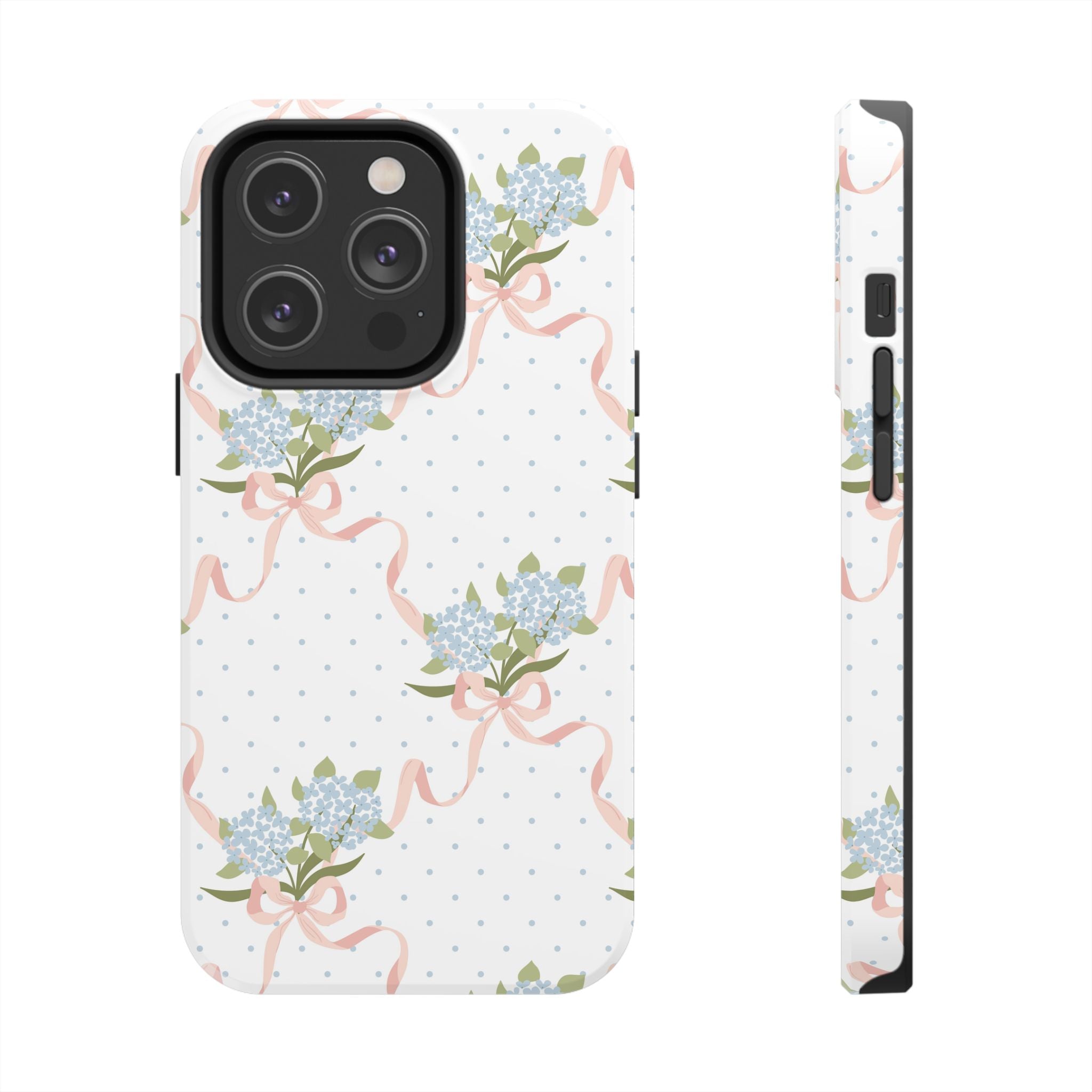 The Dot & Trellis Print — Tough iPhone Case