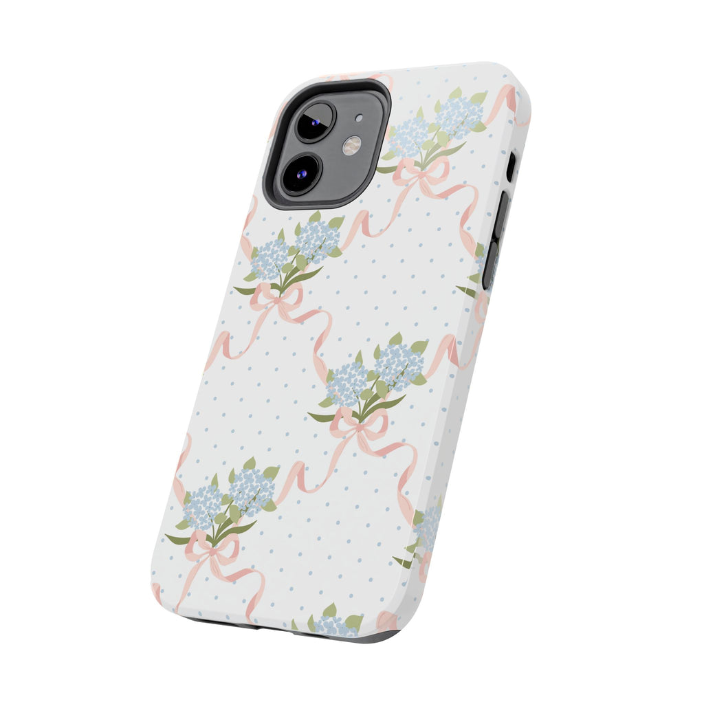 The Dot & Trellis Print — Tough iPhone Case