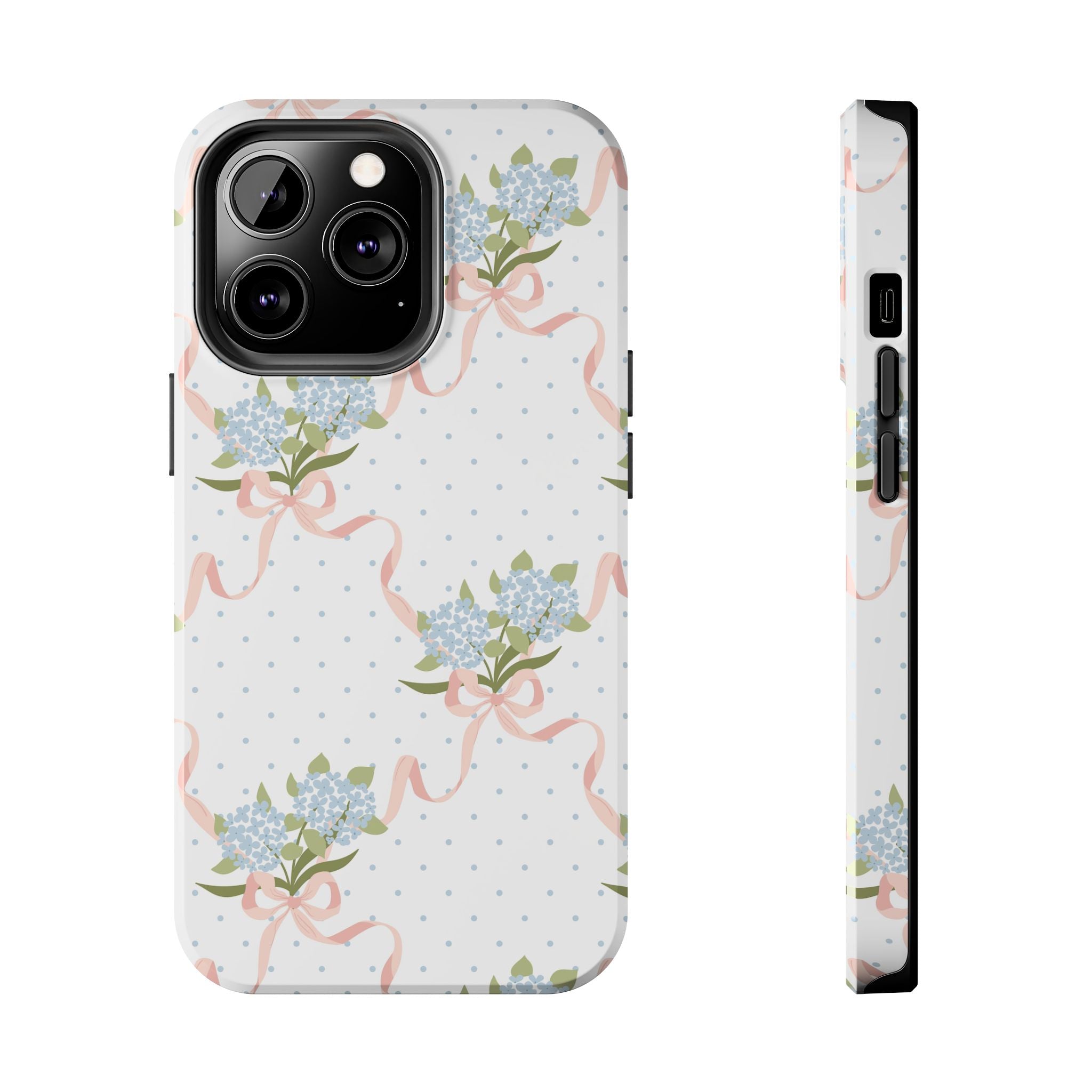 The Dot & Trellis Print — Tough iPhone Case