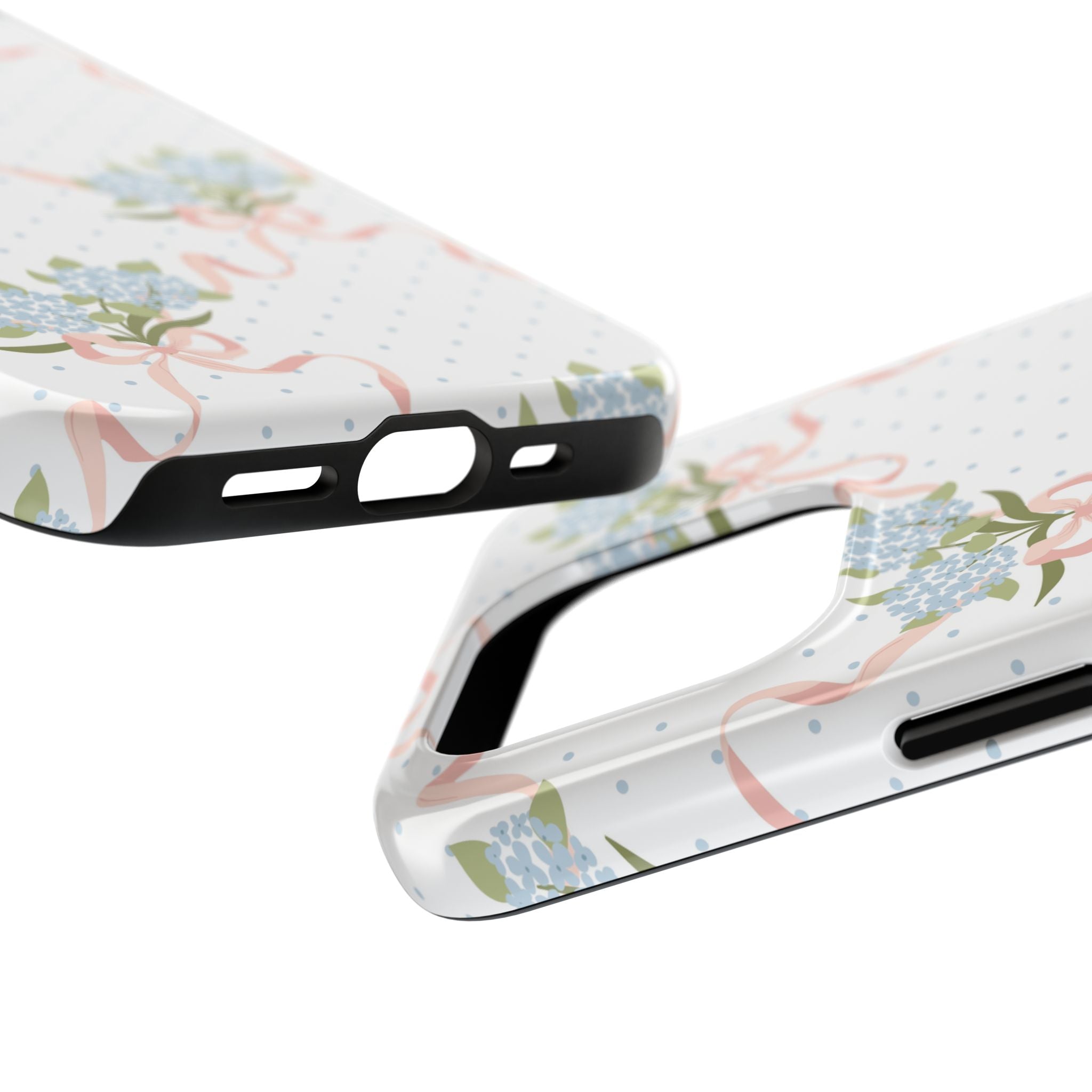 The Dot & Trellis Print — Tough iPhone Case