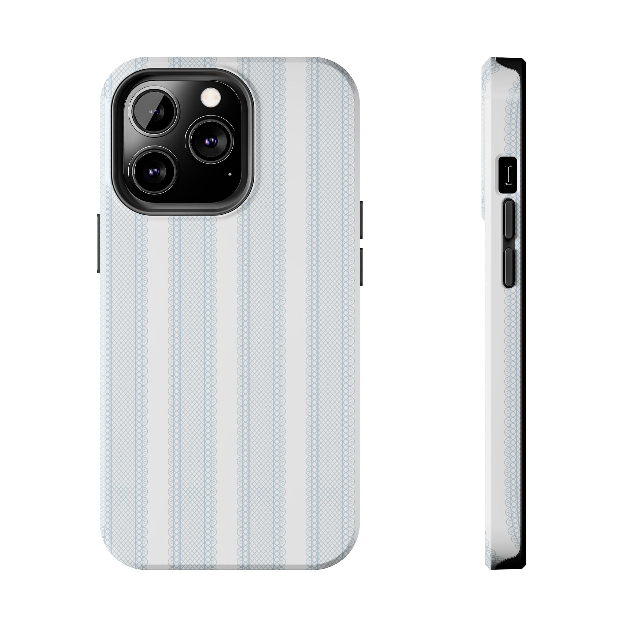 The Amelia Eyelet Stripe — Tough iPhone Case
