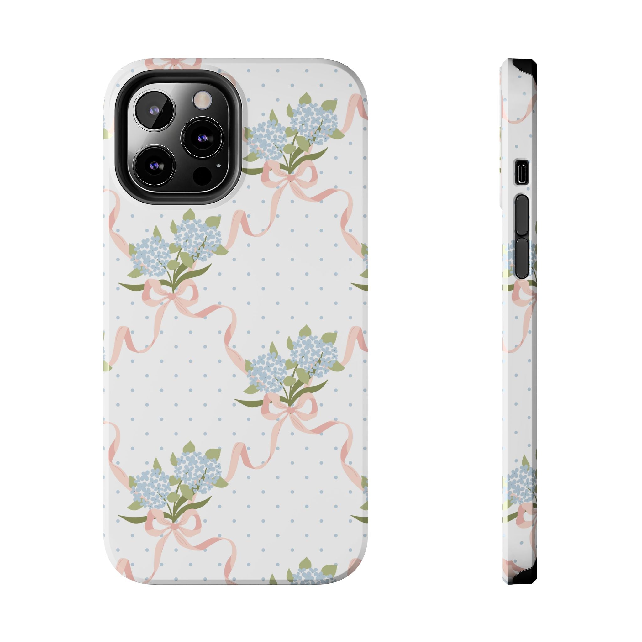 The Dot & Trellis Print — Tough iPhone Case