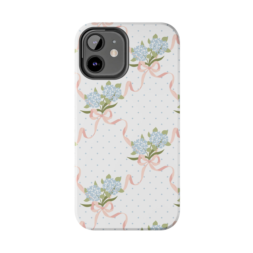 The Dot & Trellis Print — Tough iPhone Case
