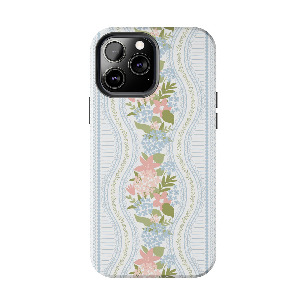 The Beatrice Botanical Stripe — Tough iPhone Case