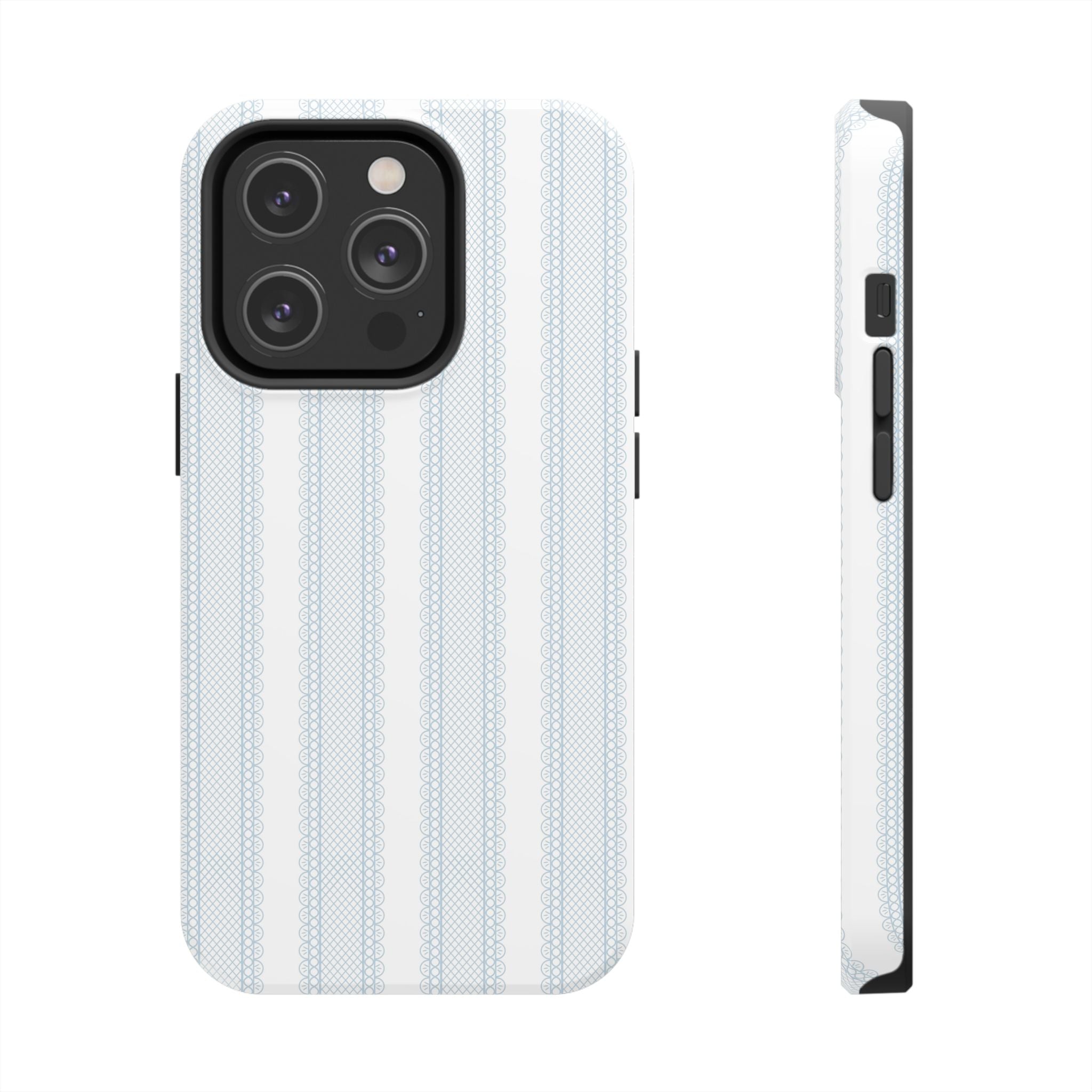 The Amelia Eyelet Stripe — Tough iPhone Case