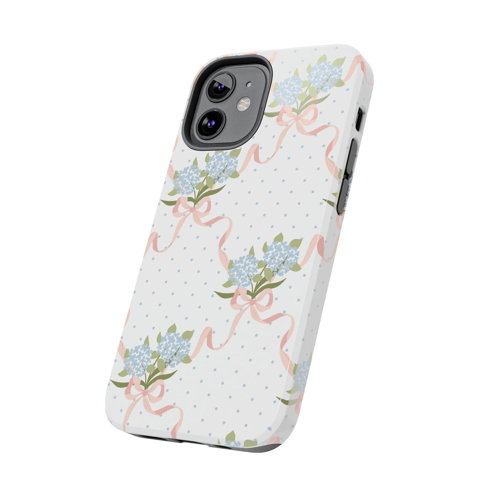 The Dot & Trellis Print — Tough iPhone Case