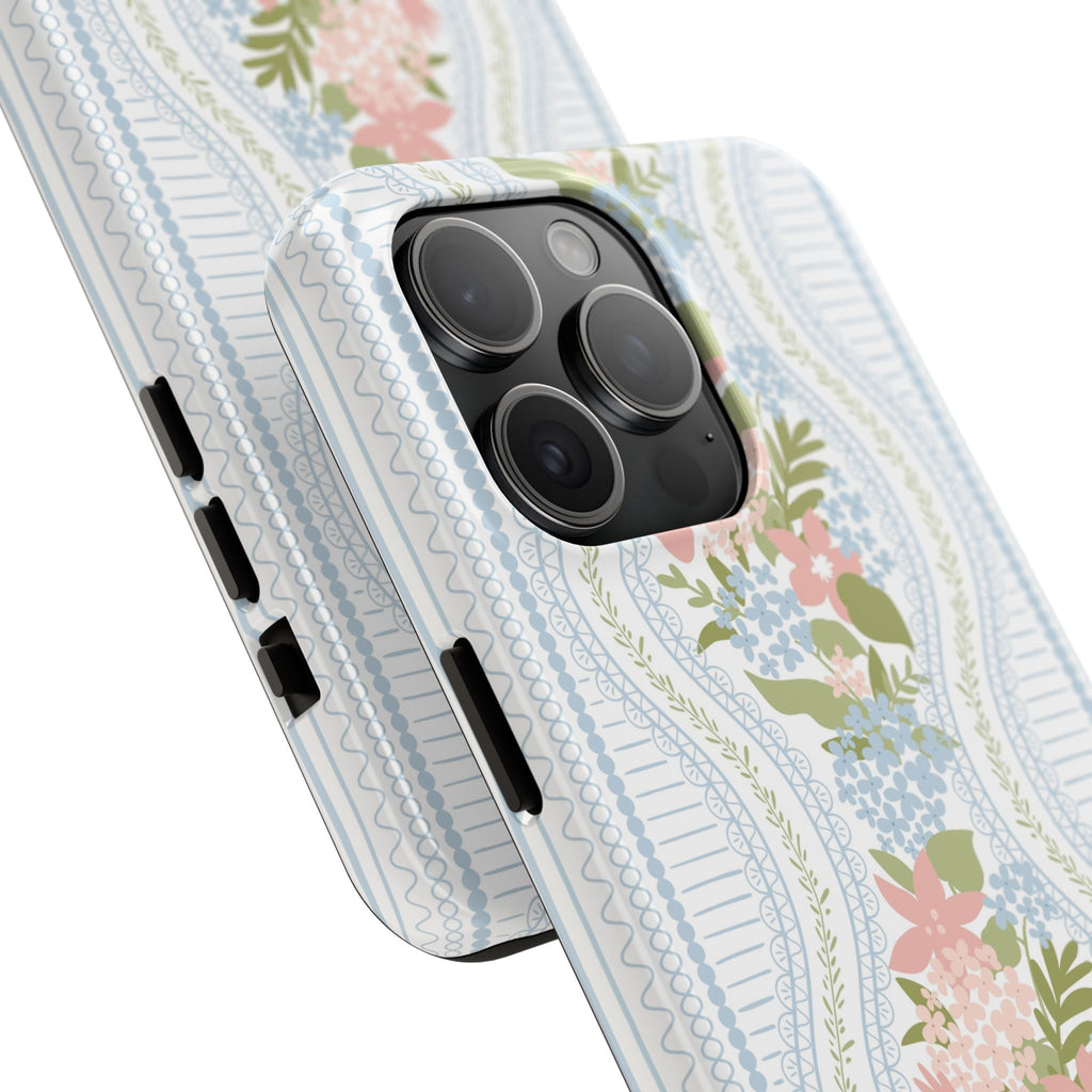 The Beatrice Botanical Stripe — Tough iPhone Case