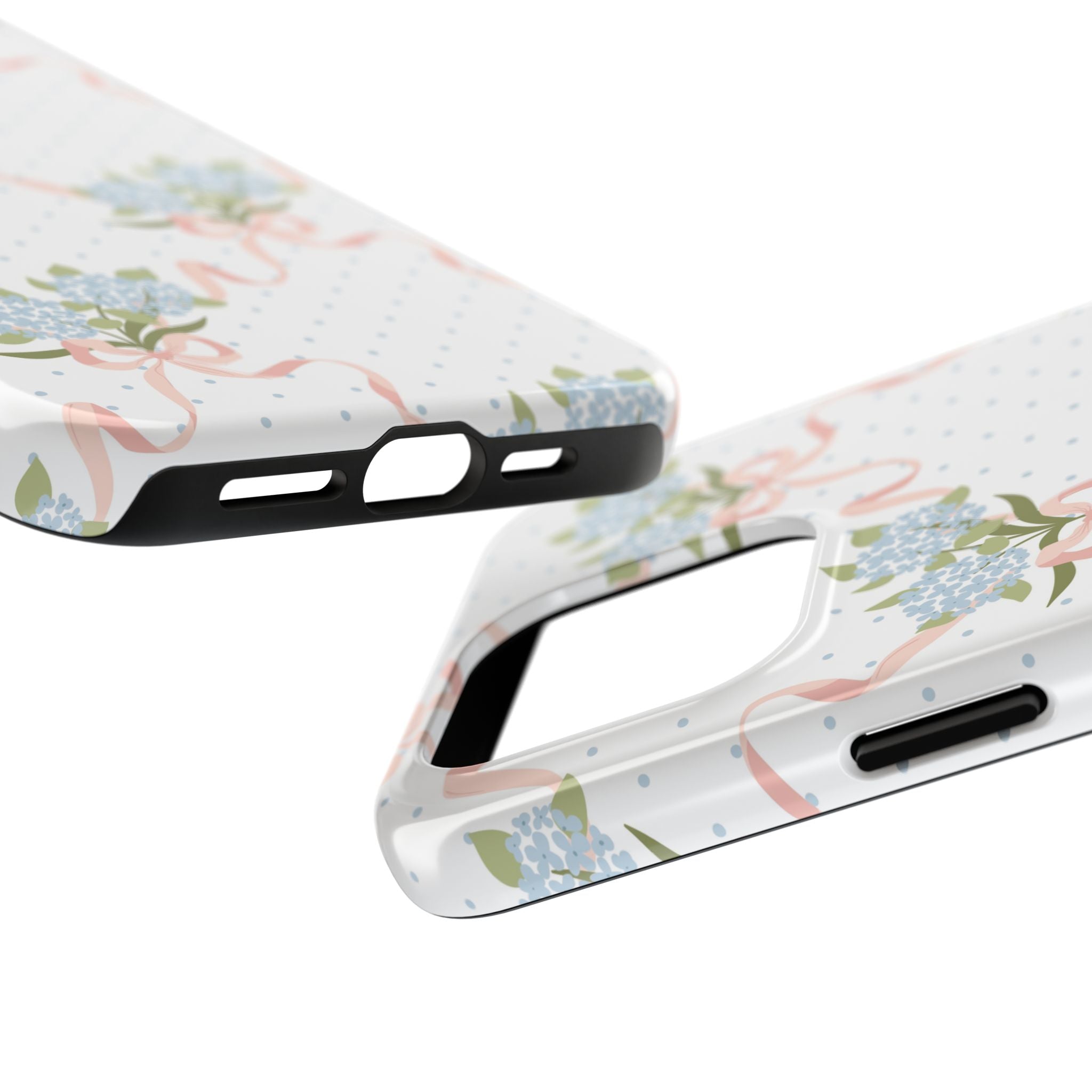 The Dot & Trellis Print — Tough iPhone Case