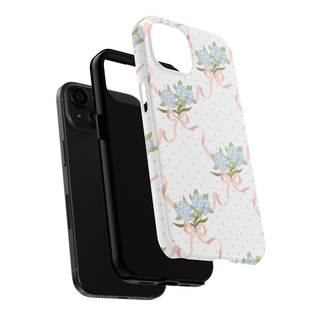 The Dot & Trellis Print — Tough iPhone Case