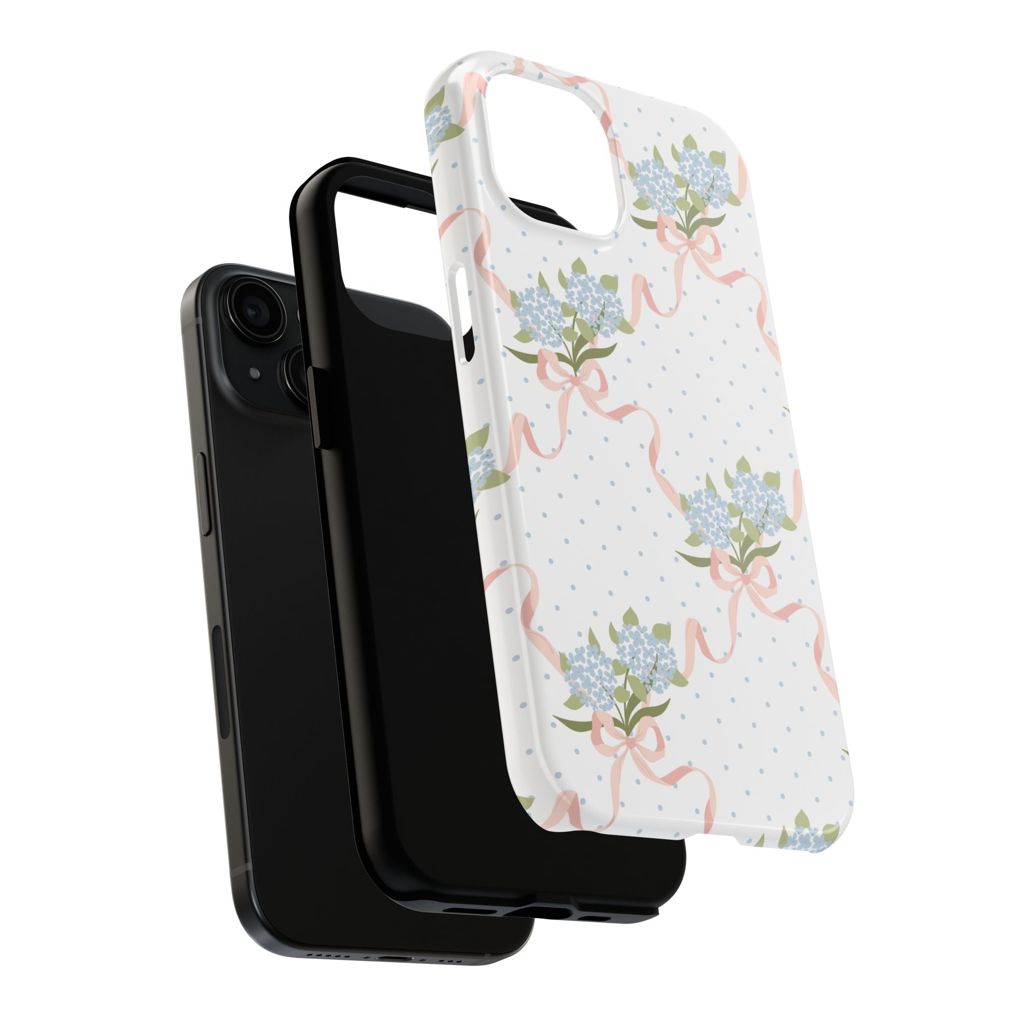 The Dot & Trellis Print — Tough iPhone Case