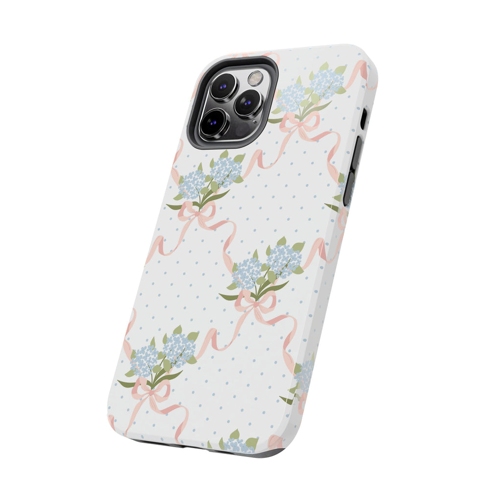 The Dot & Trellis Print — Tough iPhone Case